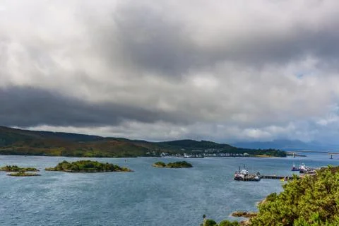 View of Kyle of Lochalsh Stock Photos