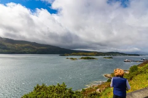 View of Kyle of Lochalsh Stock Photos