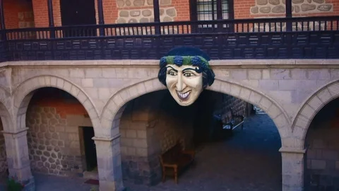 A view of  "La Casa De La Moneda" in Potosi in Bolivia Video stock 79770086