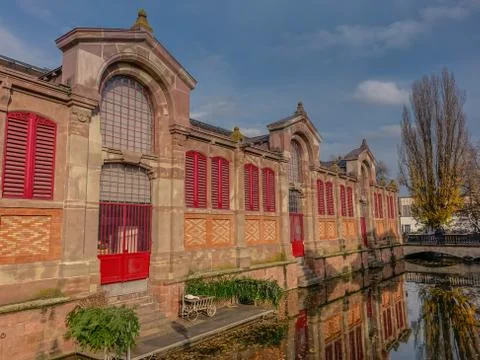 View of La Launch in Colmar Stock Photos