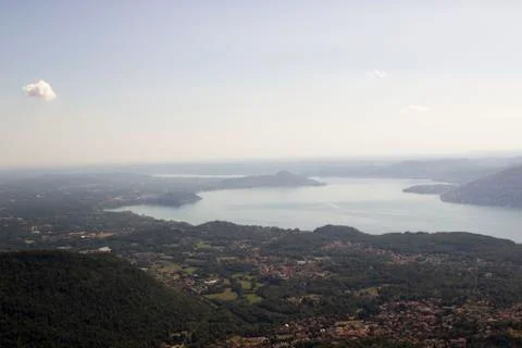 View of Lago Maggiore Foto stock