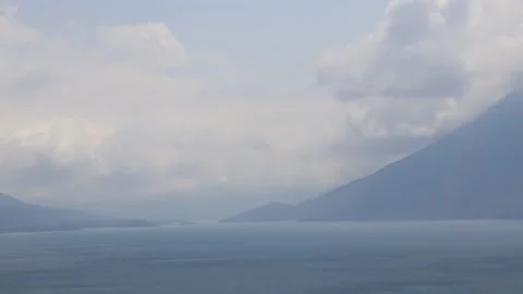 View of lake atitlan guatemala Stock Footage 198765456