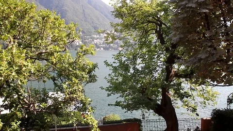 View on lake Como Stock Footage 101752950
