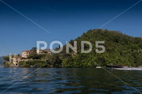 View of Lake Como Stock Photos