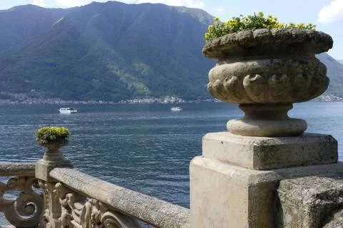 View of Lake Como Stock Photos