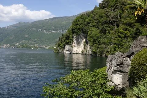 View of Lake Como Stock Photos