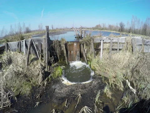 View Of The Lake Dam Stock Footage 74862136