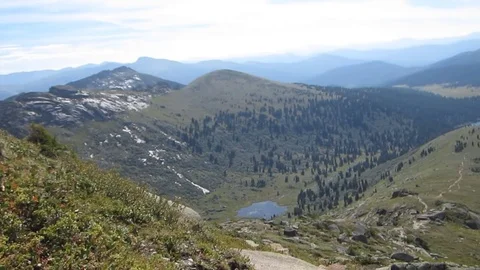 The view on the lake Stock Footage 81138049