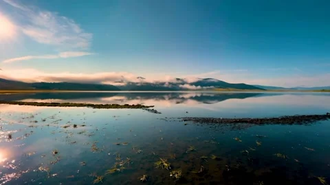 The view on the lake Stock Footage 233654446