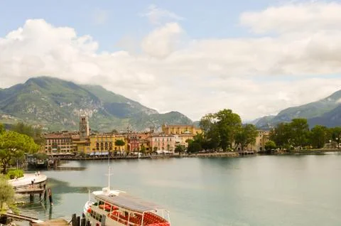 View of Lake Garda Stock Photos