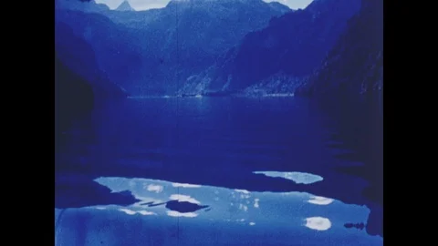 View by the lake at Konigssee Video stock 103386194