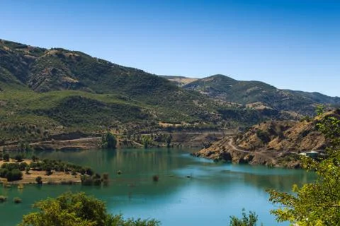 View of the lake Fotos Stock