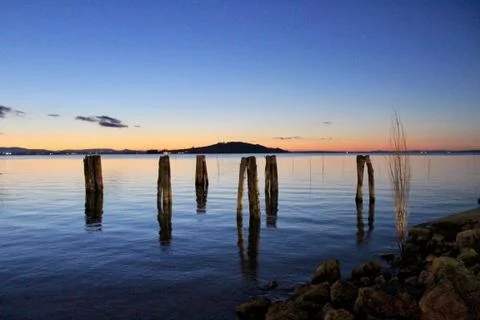 View of lake Stock Photos