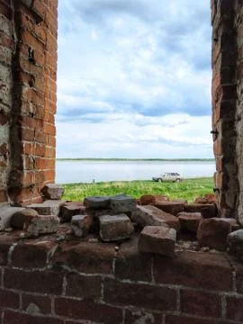 View on the lake Stock Photos