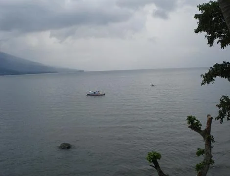 View of lake 스톡 사진