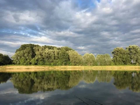 View of the lake. Stock Photos