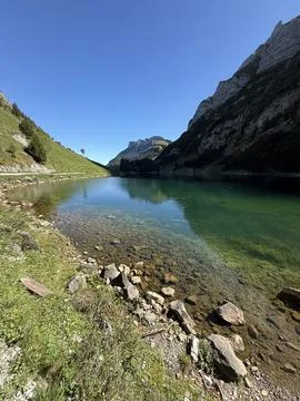 View on the lake Stock Photos