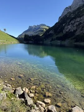 View on the lake Stock Photos