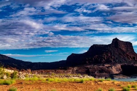 View Of Lake Powell Stock Photos