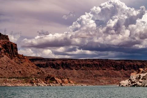 View Of Lake Powell Stock Photos