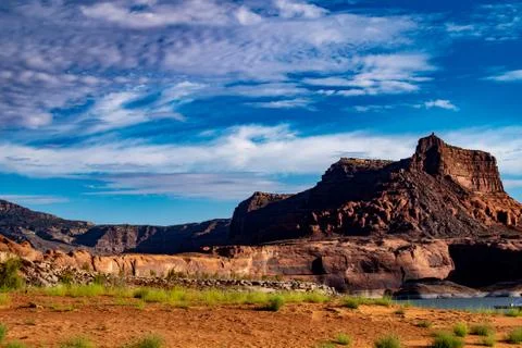 View Of Lake Powell Stock Photos