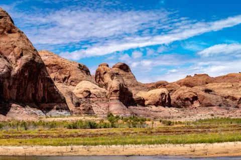View Of Lake Powell Stock Photos