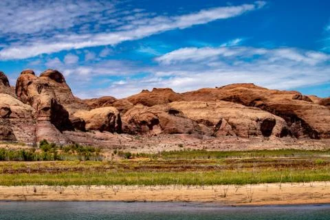 View Of Lake Powell Stock Photos