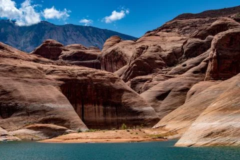 View Of Lake Powell Stock Photos