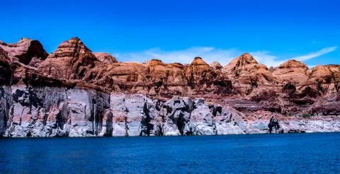 View Of Lake Powell Stock Photos