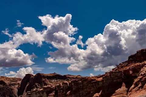 View Of Lake Powell Stock Photos