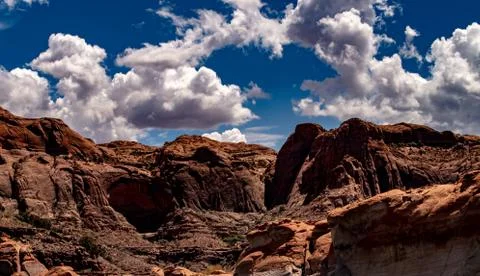 View Of Lake Powell Stock Photos