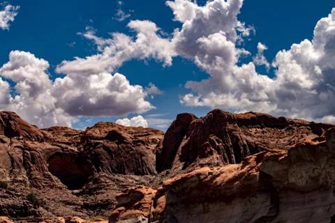 View Of Lake Powell Stockfoto's