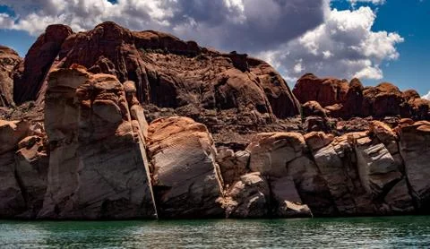 View Of Lake Powell Stock Photos