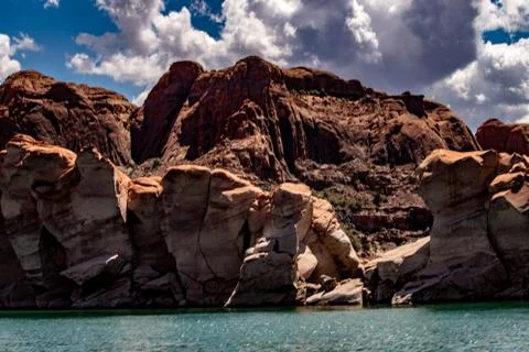 View Of Lake Powell Stock Photos