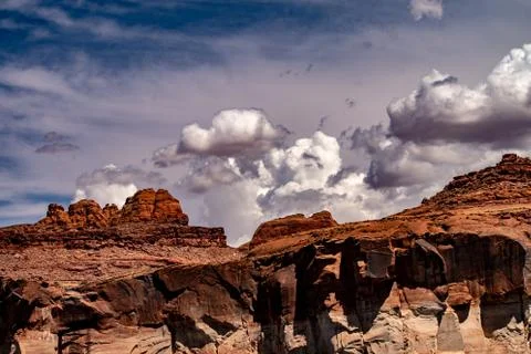 View Of Lake Powell Stock Photos