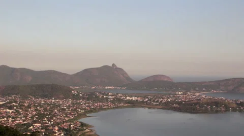 View of lakes in Niterói Stock Footage 59514192