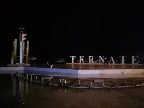 The view at the landmark of ternate Stock Photos