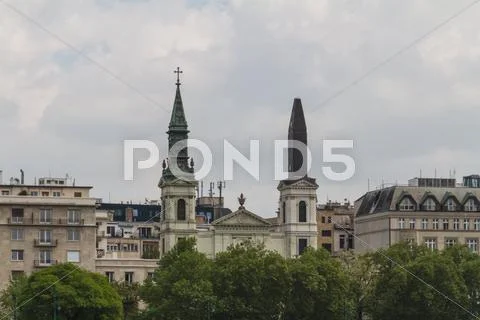 View of landmarks in Budapest Stock Photos