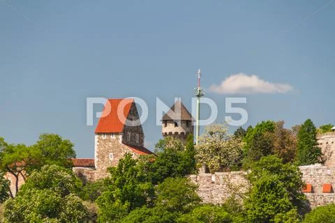 View of landmarks in Budapest Stock Photos