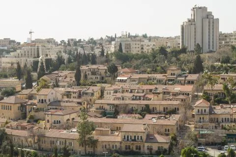 View on the landmarks of jerusalem . Stock Photos