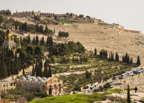 View on the landmarks of jerusalem . Stock Photos