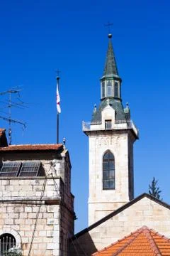 View on the landmarks of jerusalem . Stock Photos