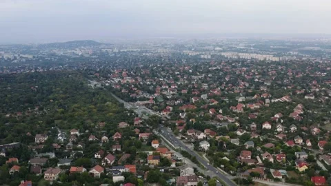View of Landscape in Budapest from the sky 库存影片 196876650