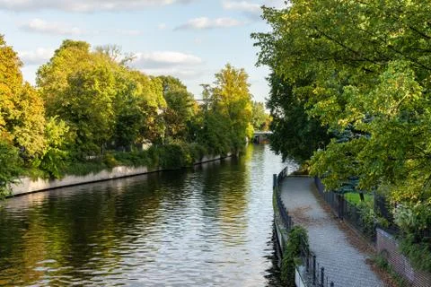 View of the Landver channel Stock Photos