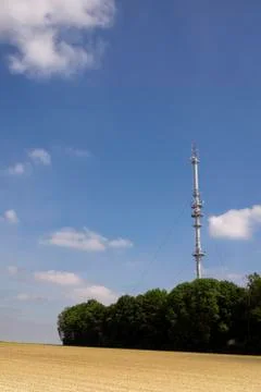 View on a large antenne Stock Photos