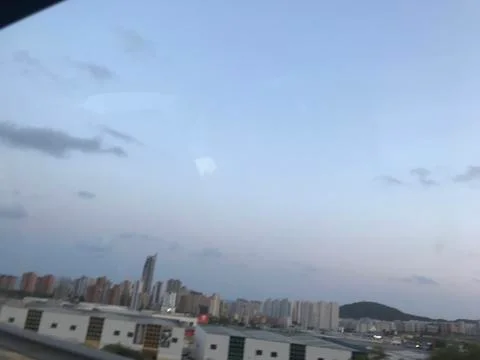 View to a large city Stock Photos