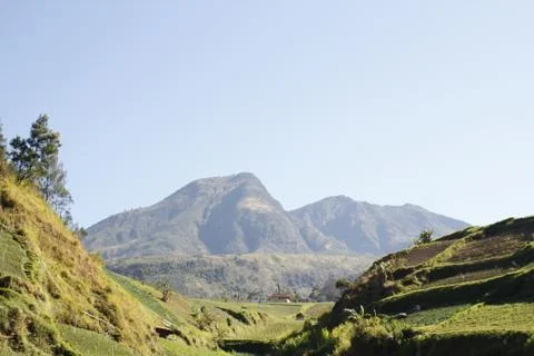 A view of Lawu mountain Stock Photos