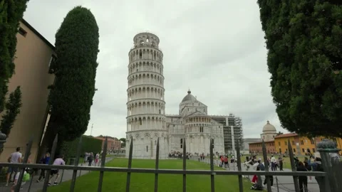 View of Leaning Tower of Pisa Stock Footage 226250517