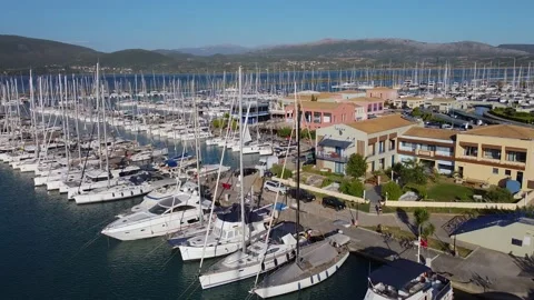 View of Lefkada in Greece Stock Footage 172443283