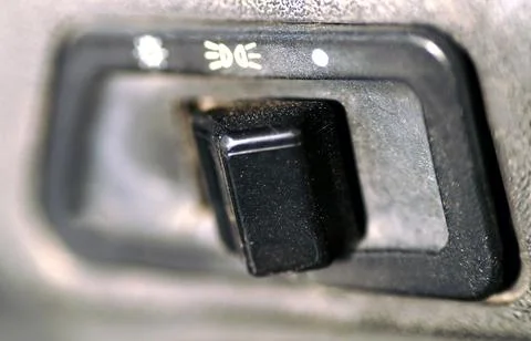 View of Light  switch of a two wheeler motor cycle Stock Photos